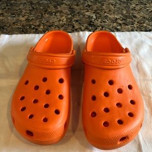 Women's Orange Classic Clogs